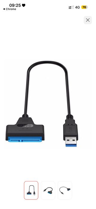 Переходник usb in sata 2.5
