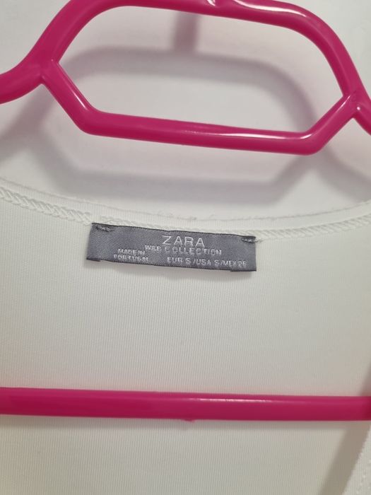 Рокля ZARA бяла размер S