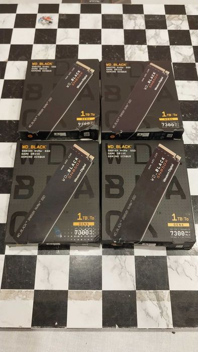 WD BLACK SN850X 1TB - Бескомпромиссная скорость для ПК и PS5 7300 MB/s