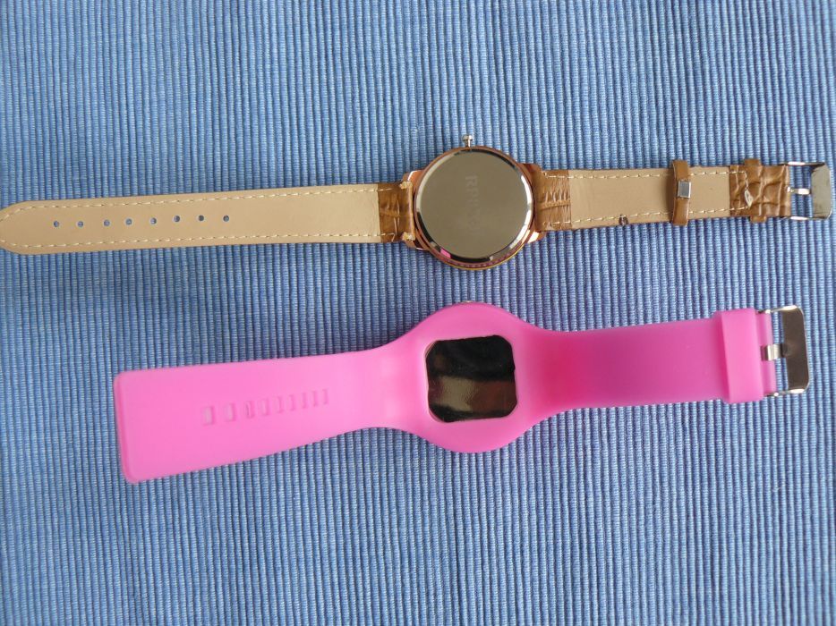 CEAS DAMA "SS.COM" CS 02 -2M ,mecanism quartz,curea silicon si piele e