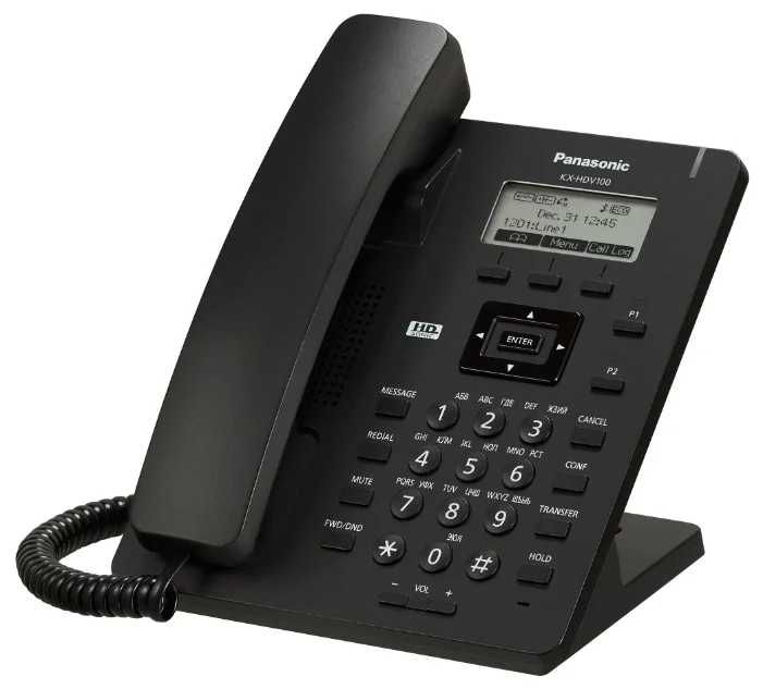 VoIP-телефон Panasonic KX-HDV100-B  IP telefon Panasonic KX-HDV100