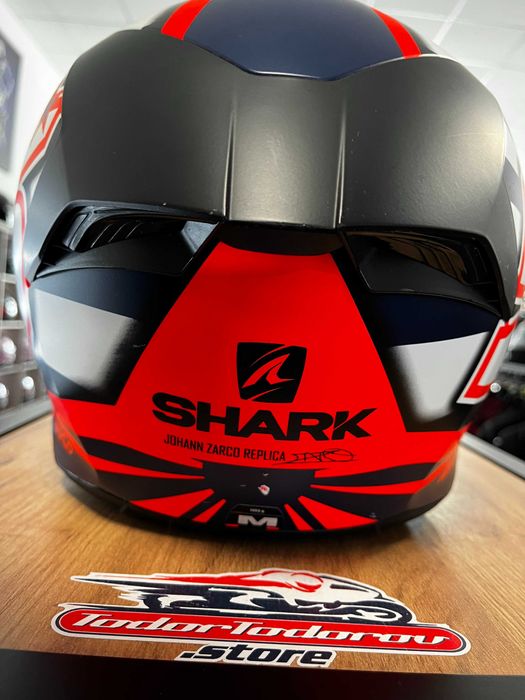 Мото каска SHARK D-SKWAL J.ZARCO Moto GP ,L,тъмен визьор и вградени очила