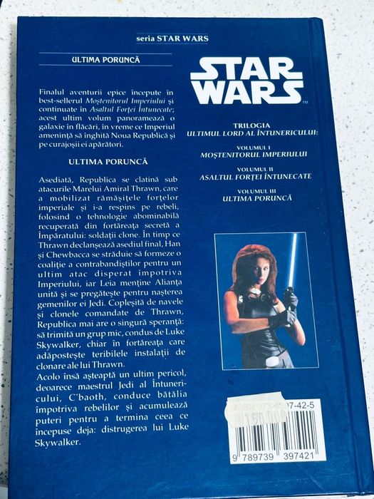 Carte Star Wars Ultima Porunca