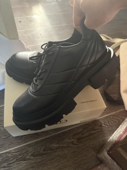 Ботинки 40 р кожа