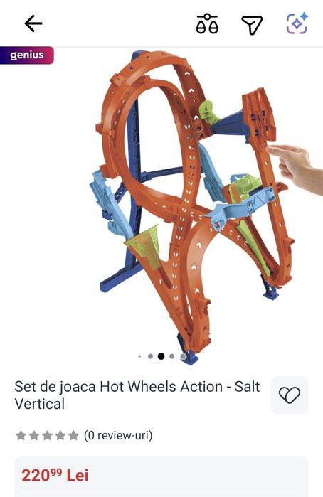 Pista Hotwheels perfect functionala