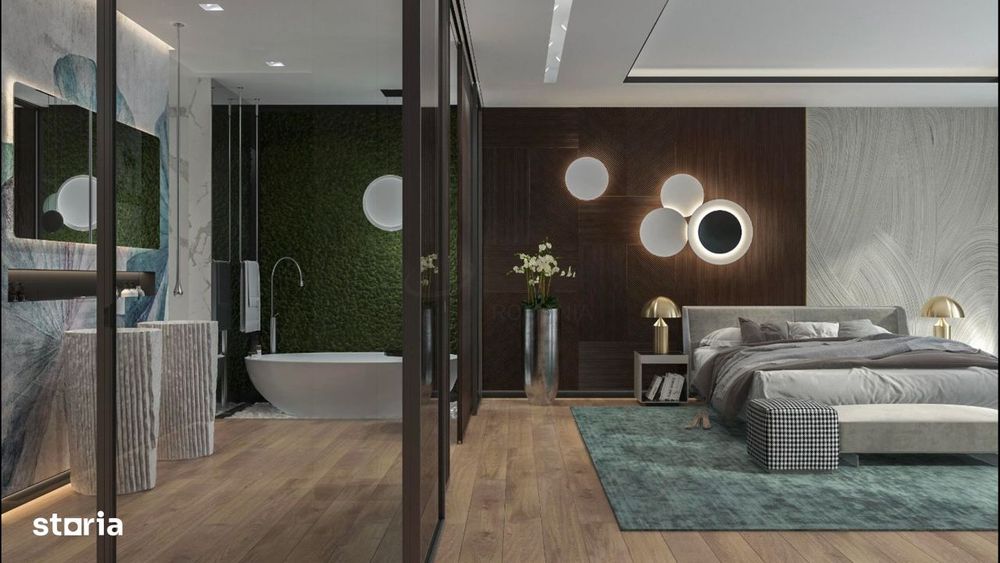 Penthouse spectacolos Aviatiei 790 mp cu piscina pe terasa