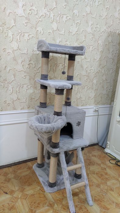 Дом для кошек. Игровой комплекс. Вип домик большой для котов и кошек