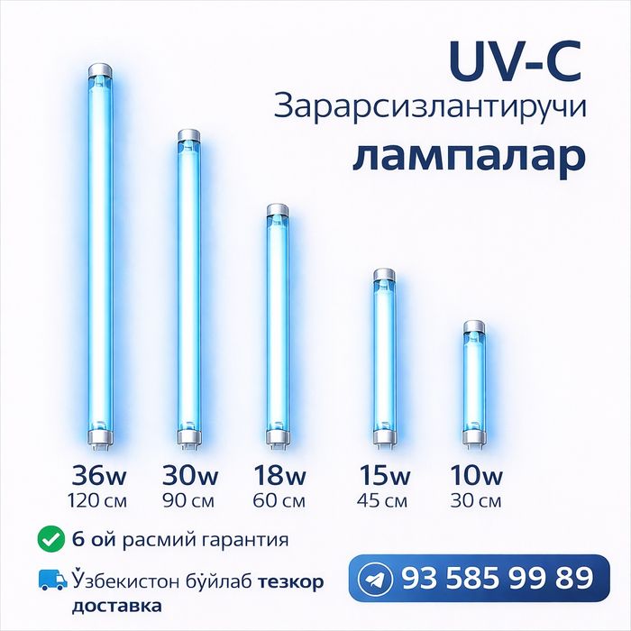 Ультрафиолетовая антибактериалная кварцевые  лампы