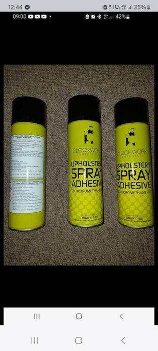 Vând adeziv spray pentru lipit bureti