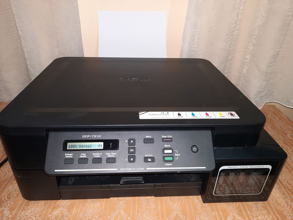 Imprimantă firmă japoneză Brother DCP-T310 cu sistem CISS