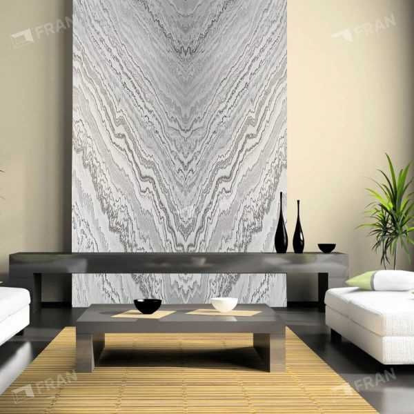 Натуральный Каменный шпон Artic White