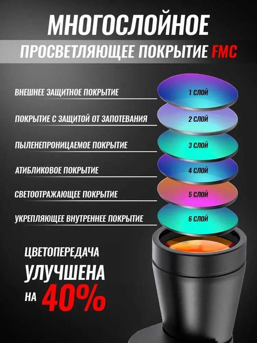 Охотничий мощный профессиональный бинокль