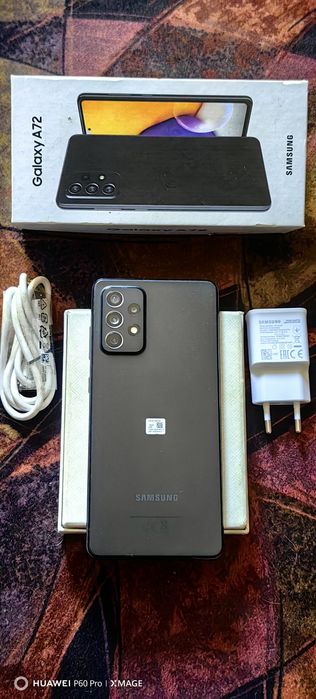 SAMSUNG Galaxy A72(Резервиран)-Топ състояние.Пълен комплект