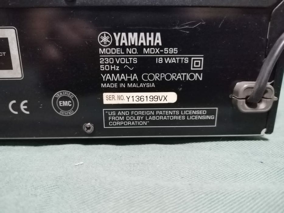 Минидиск Yamaha с Dolby декодером