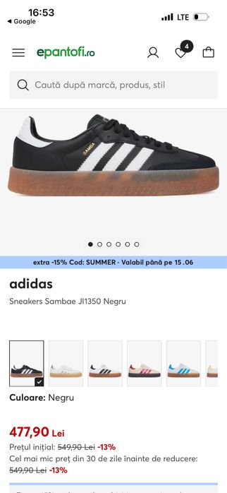 Adidasi Adidas Samba 38,5