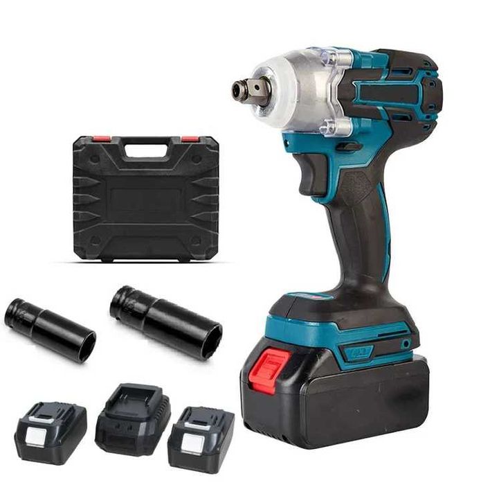 Trusa Masina de Insurubat cu Impact 5Ah cu 2 Acumulatori, 350Nm 98V