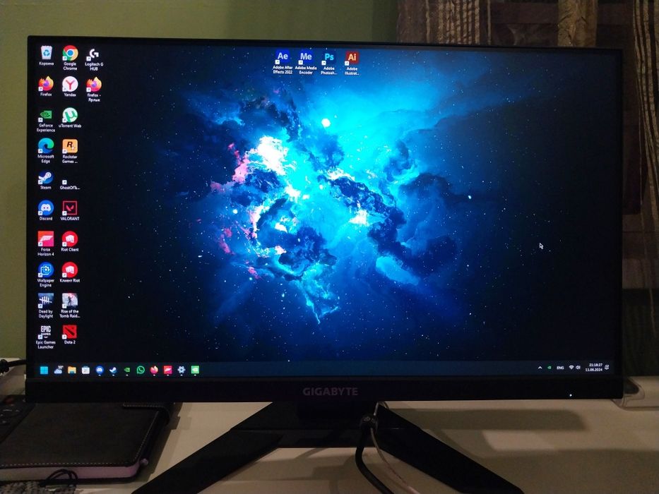 Монитор GIGABYTE G24F 2 черный