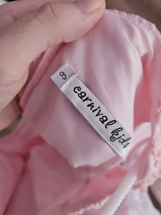 официална розова рокля за деца