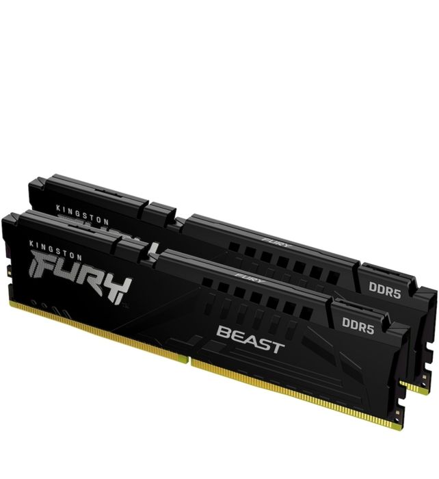 Memorie Kingston FURY Beast Black 32GB(2x16GB) DDR5, 5200MT/s, CL40