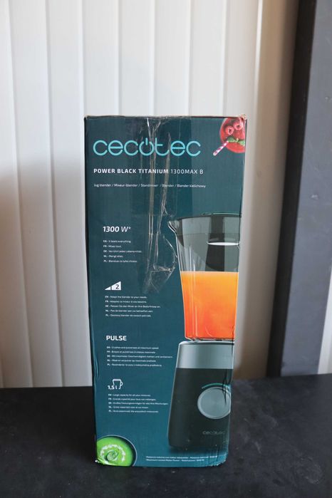 Блендер Cecotec Power Black Titanium Blender 1300Max B. 1300 W