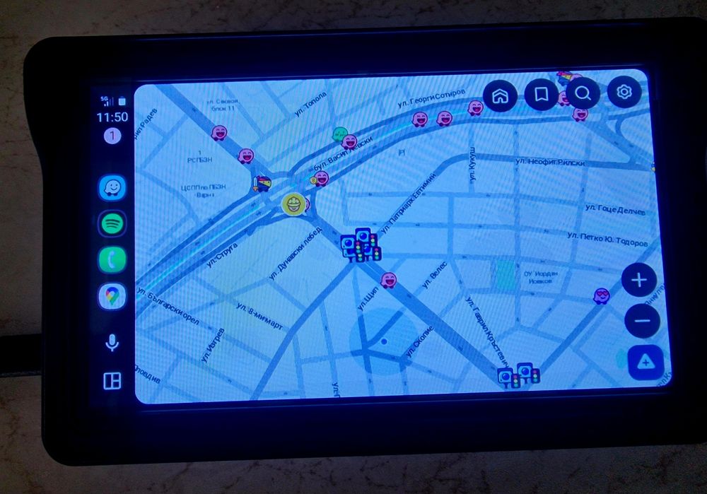 7-инчов Carplay Android Auto мултимедиен плейър със сензорен екран, FM