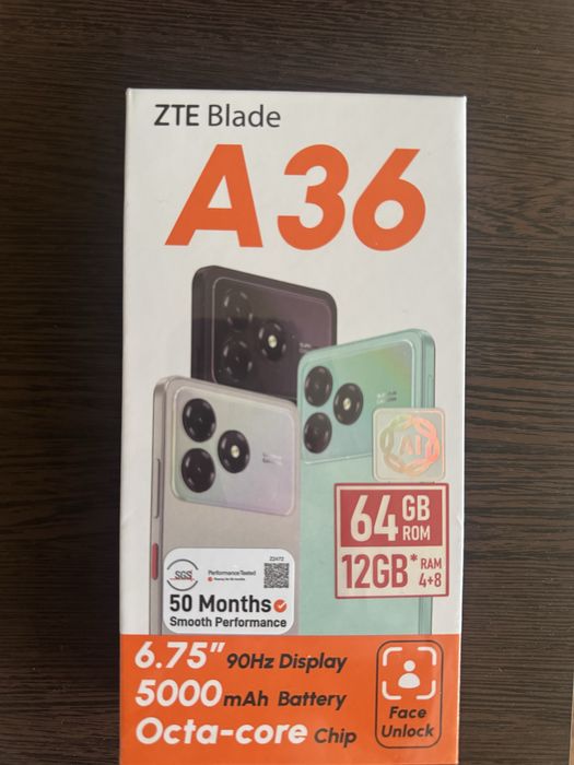 ZTE BLADE A36 новый запечатанный