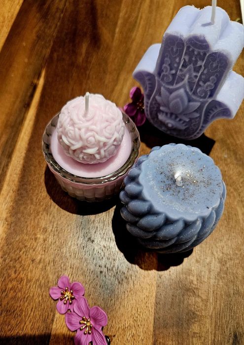 Lumanari realizate manual