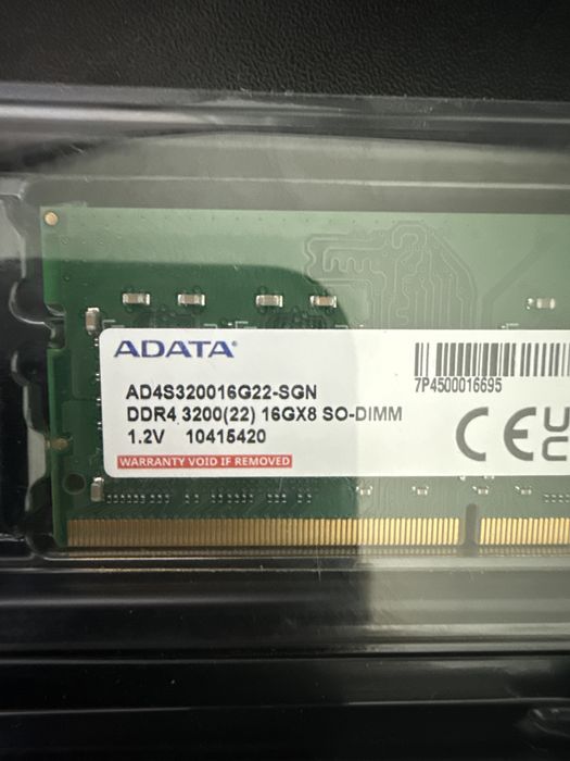 RAM  DDR4, 16Gb SO-DIMM