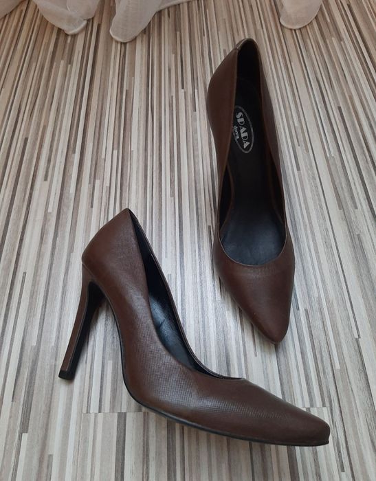 Pantofi piele stileto Spada Donna marime 36.