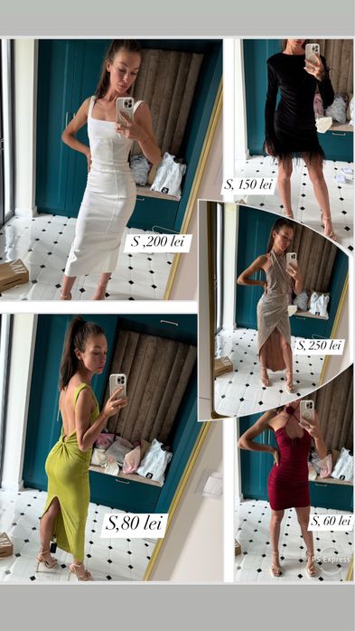 Rochie midi/scurta/ocazie/eleganta /coktail