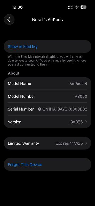 айрподс 4 наушники