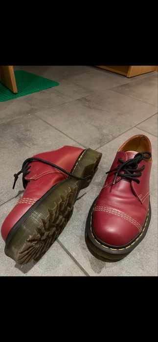 Dr. Martens – естествена кожа, бордо (cherry red), номер 41