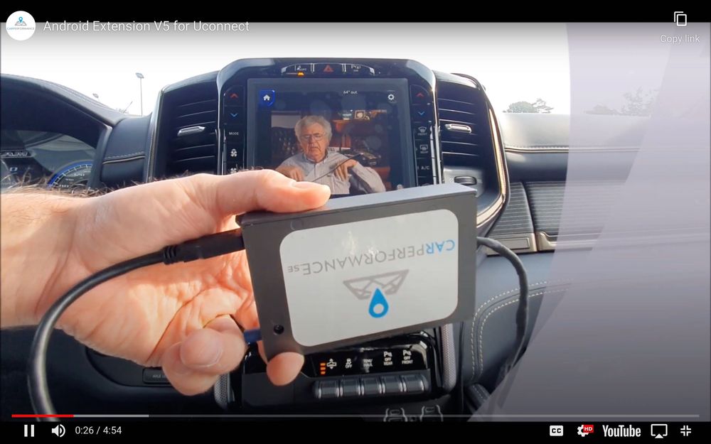 2018-UP Uconnect FCA Android Extension Carplay V5