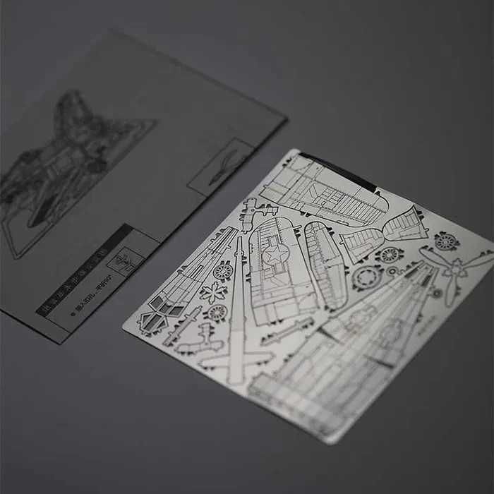 Puzzle 3D metalic din otel inoxidabil, opera de arta