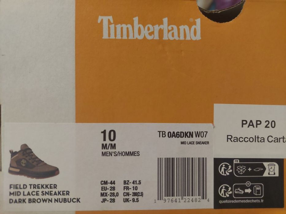 Vând urgent timberland bocanci noi în cutie nr 44