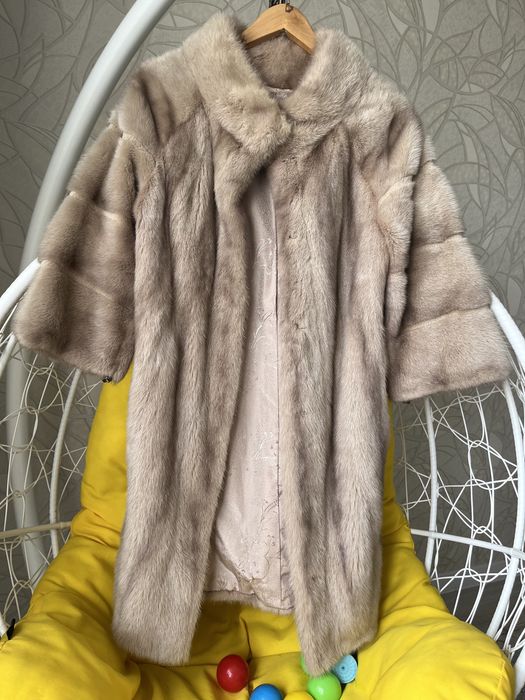 Норковая шуба рр XS