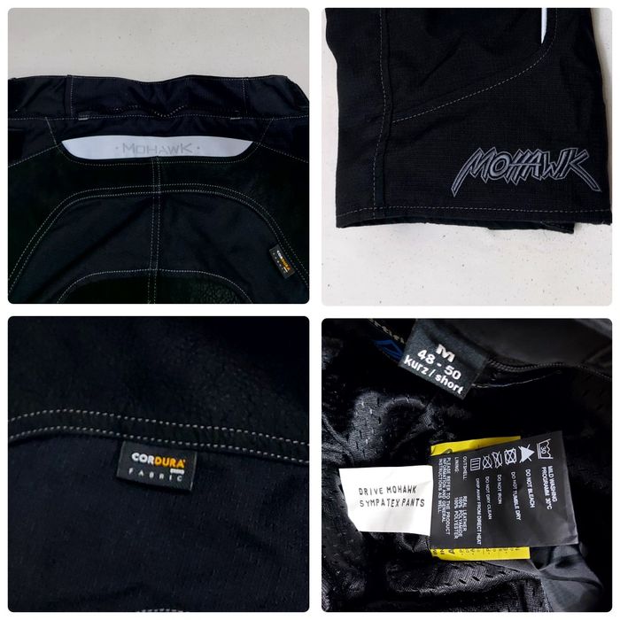 Pantaloni moto Mohawk Touring Leather/Textile Cordura, Nr. M (48-50) & mănuși HELD Boa Air n Dry Gloves Black Nr. 9