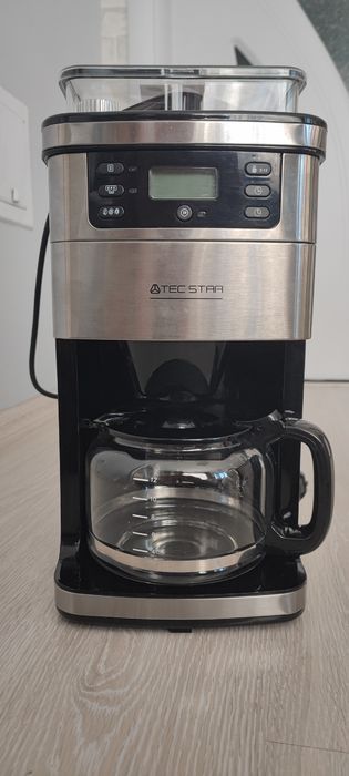 Еспресо машина Tec Star, 1.5 L, Черна/Инокс