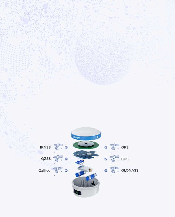 GNSS приемник T50 на TOKNAV - RTK приемник с лазерно измерване до 100м