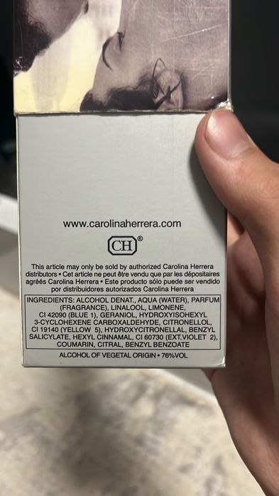 Carolina Herrera 212 Men 100 мл (оригинал)