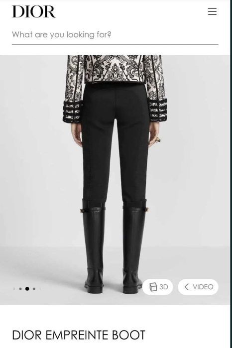 Dior Empreinte boots, естествена кожа 38