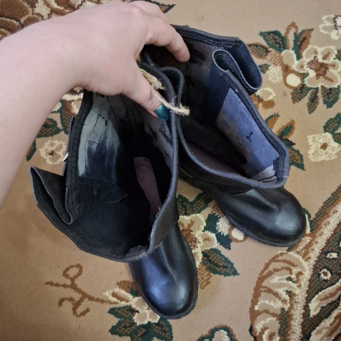 Кирзовые сапоги .