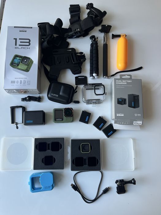 GoPro HERO13 Black Forest Green + ND филтри, 3 батерии, аксесоари