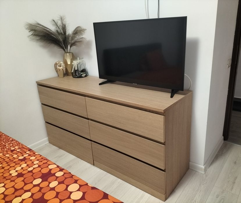 Comoda mare 6 sertare, 160 cm lățime, stare perfecta CA NOUA