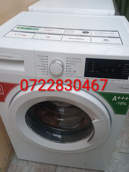 Mașină de spălat rufe Clasă energetică AAA+++ impecabilă