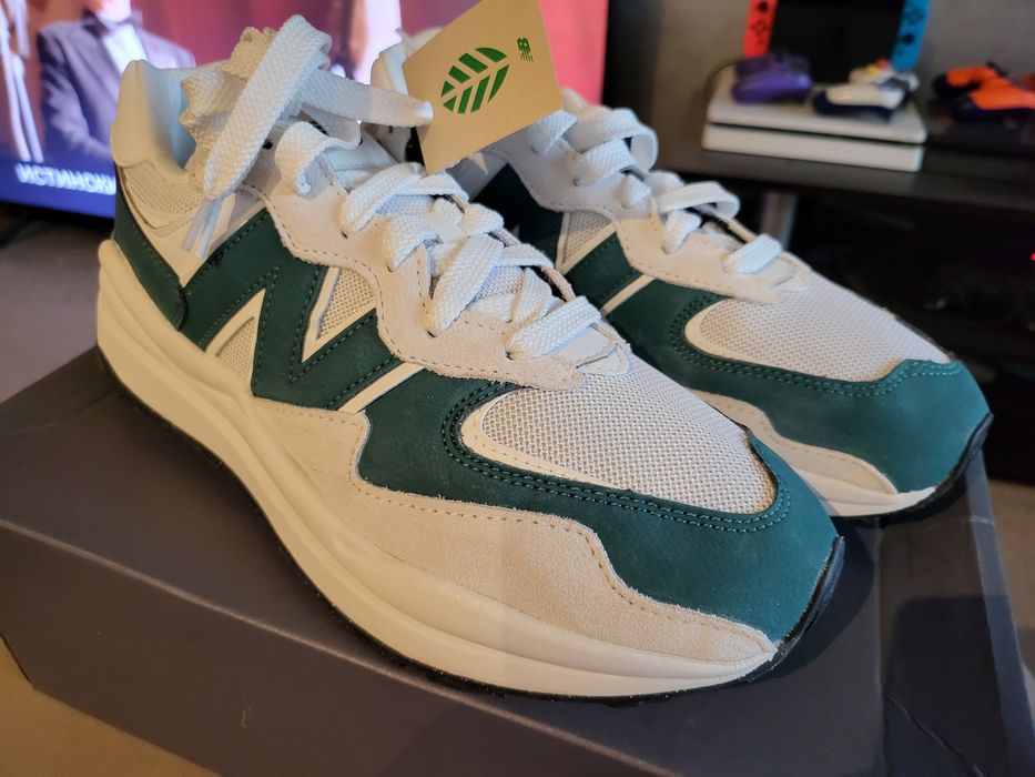 New Balance 57/40 'White Green' sneakers, model M5740CPD