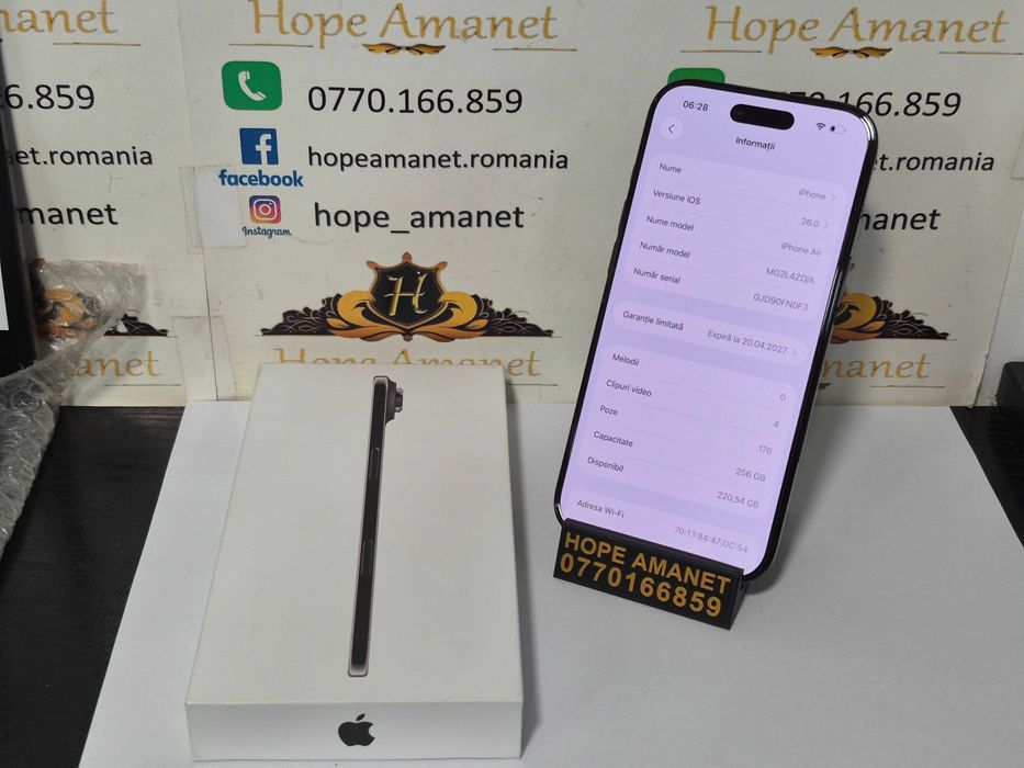 Hope Amanet P10/iPhone Air 256GB - NOU -