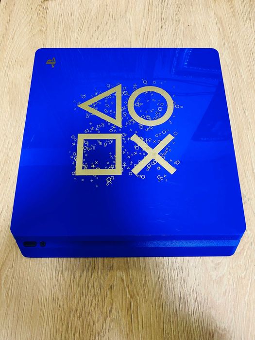 Sony PlayStation PS4 Slim 500GB, Days Of Play Blue Limited Edition