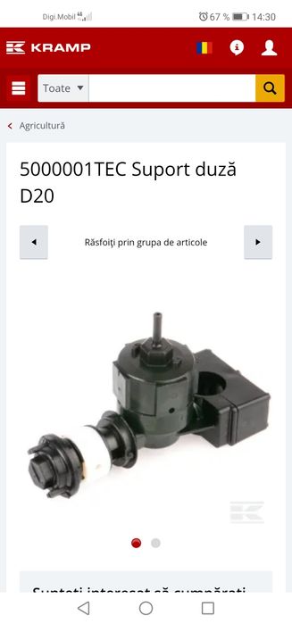 Suport duza Met erbicidat