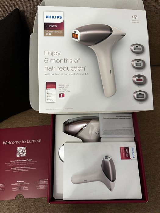 Epilator IPL Philips Lumea Seria 9000 BRI958/00, 450.000 de impulsuri